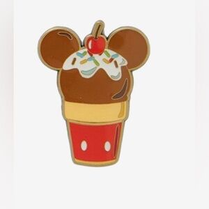 Loungefly Disney Mickey Ice Cream Cone Enamel Pin blind box mystery Pin (Opened)